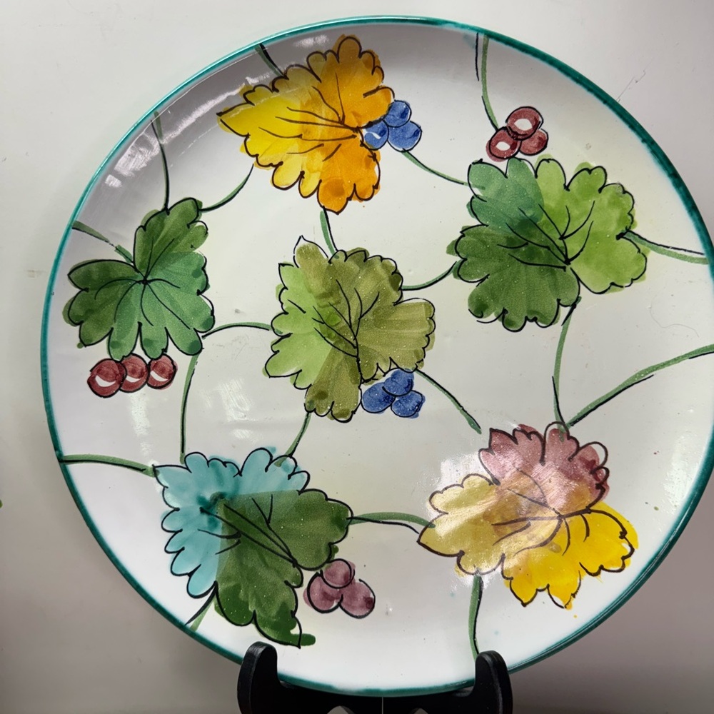Deruta style pottery Made In Italy Serving Plate Dish